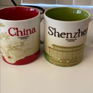 Starbucks mugs